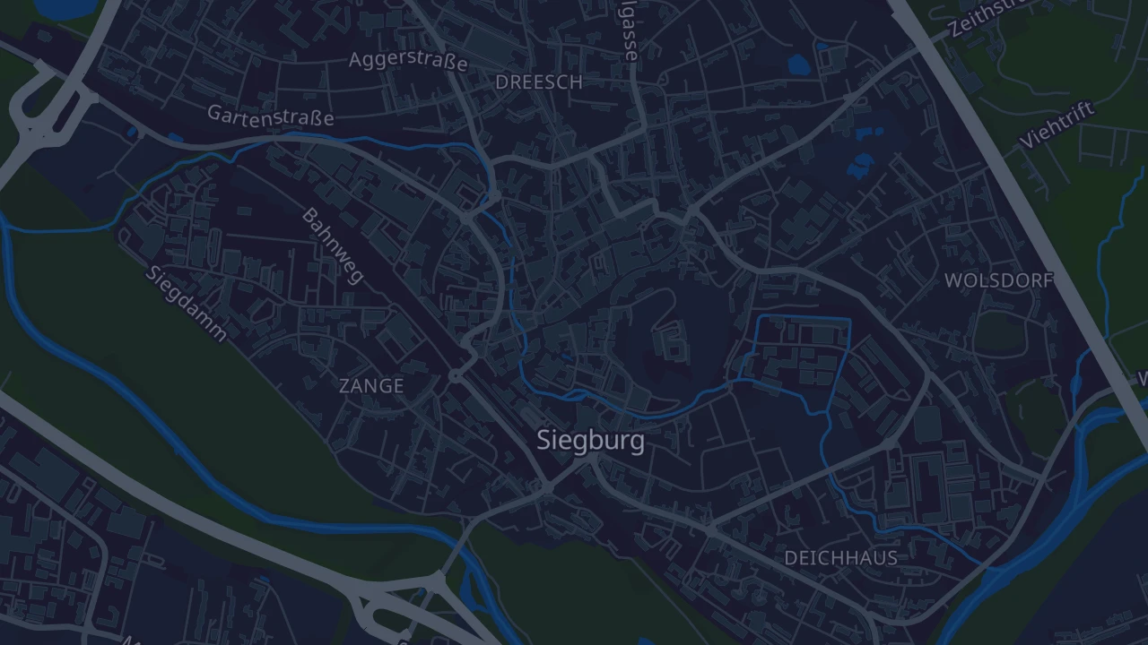 Karte von Siegburg