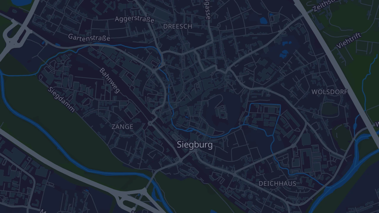 Karte von Siegburg