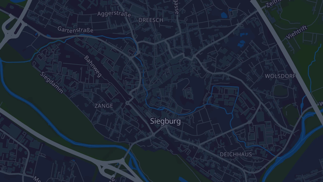 Karte von Siegburg