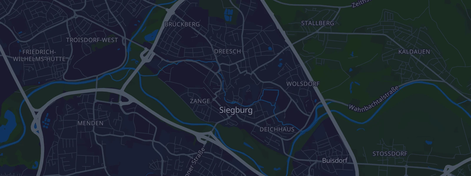 Karte von Siegburg