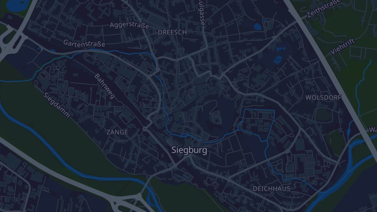 Karte von Siegburg