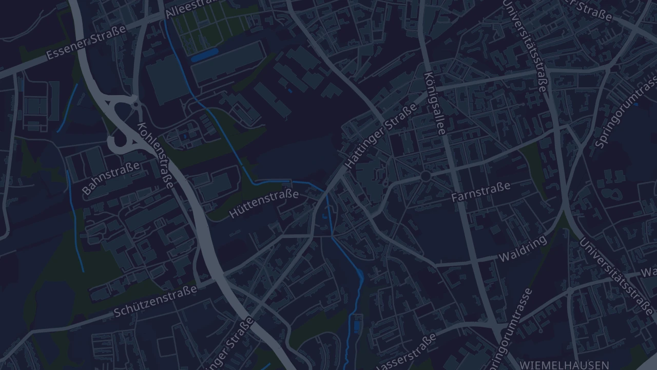 Karte von Bochum