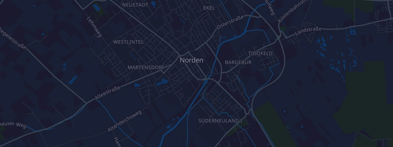 Karte von Norden Norddeich