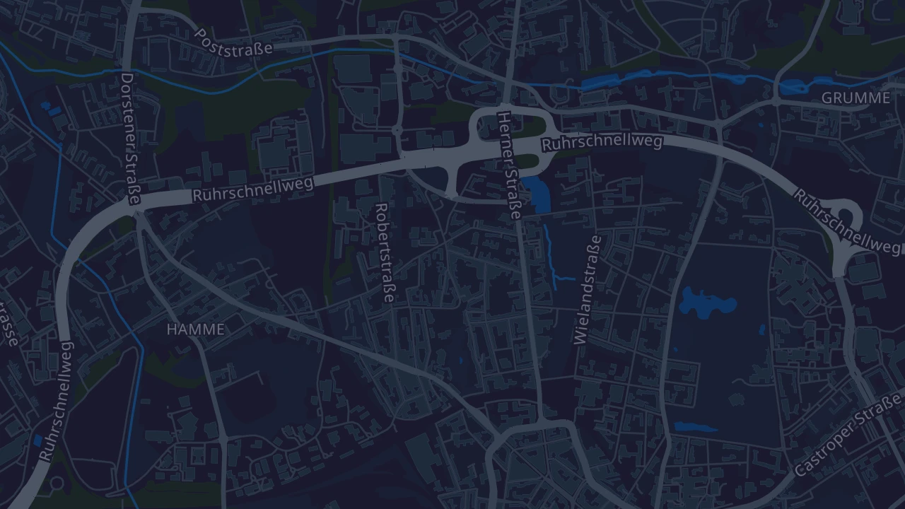 Karte von Bochum