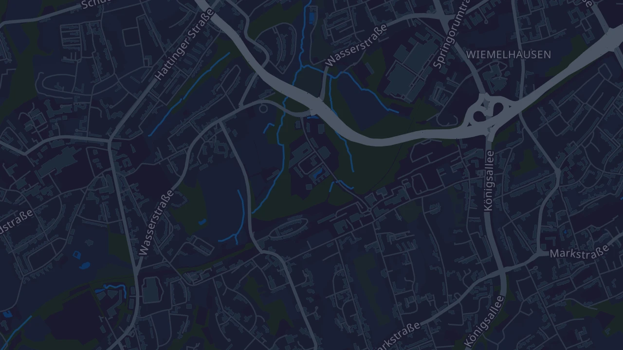 Karte von Bochum