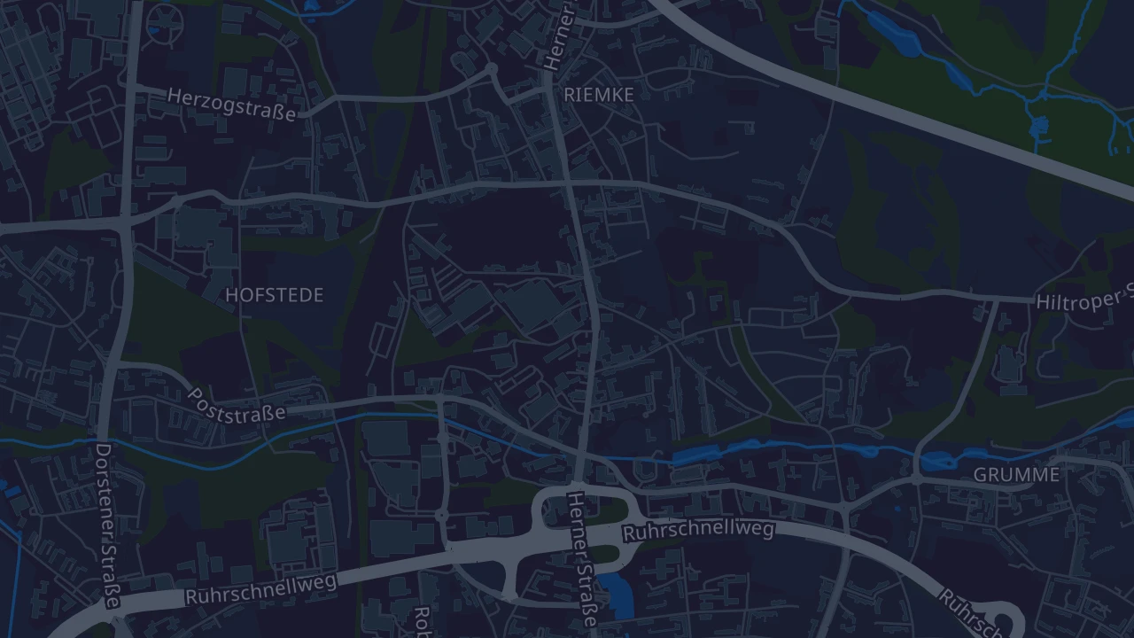 Karte von Bochum