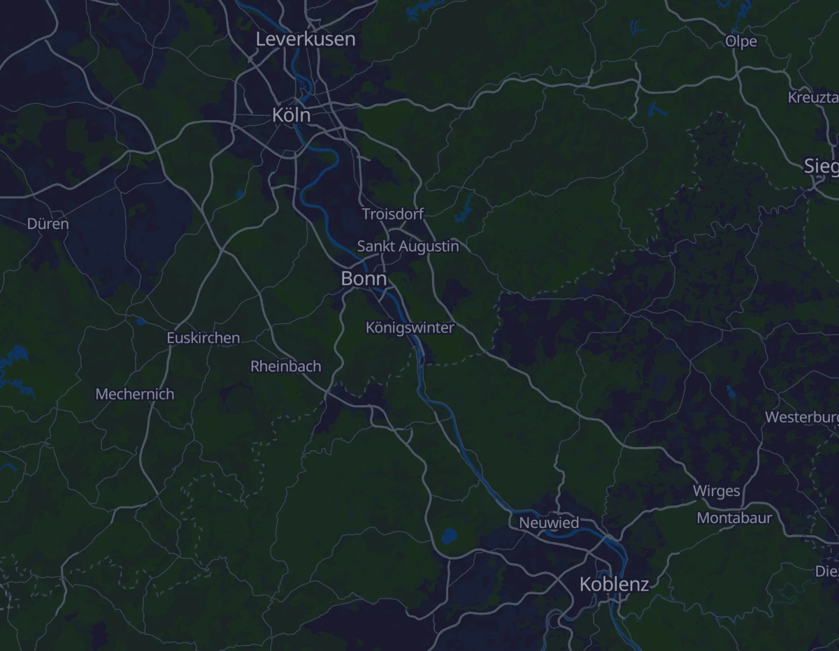 Eventings Städte in der Rhein-Region