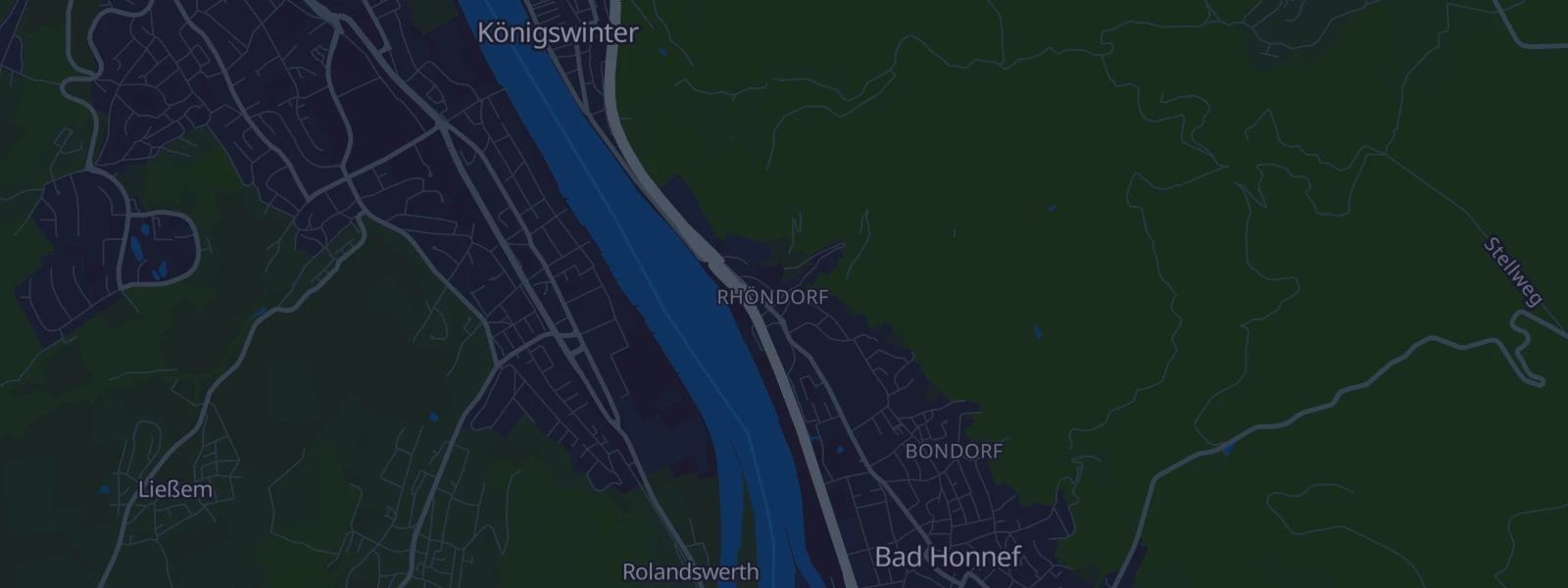 Karte von Bad Honnef