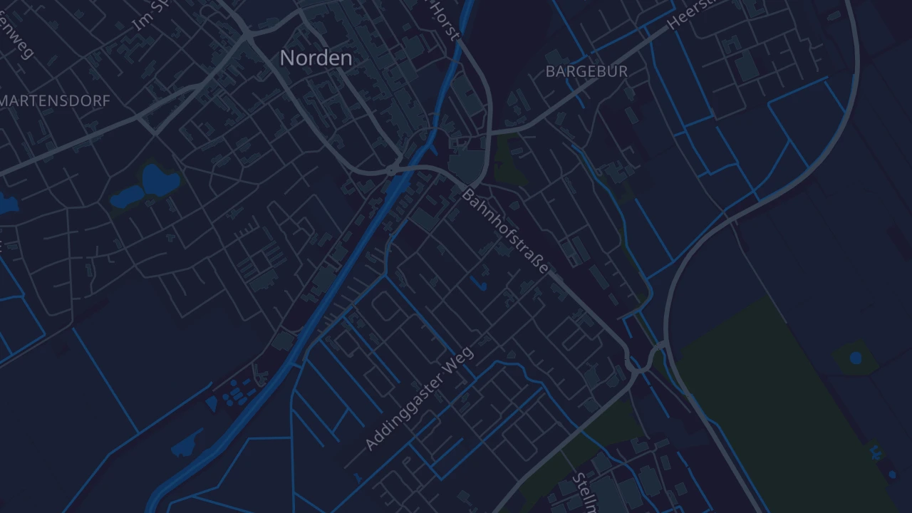Karte von Norden Norddeich