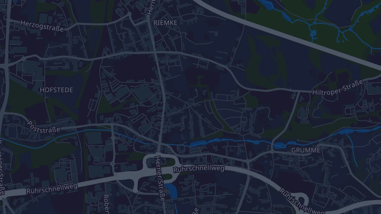 Karte von Bochum