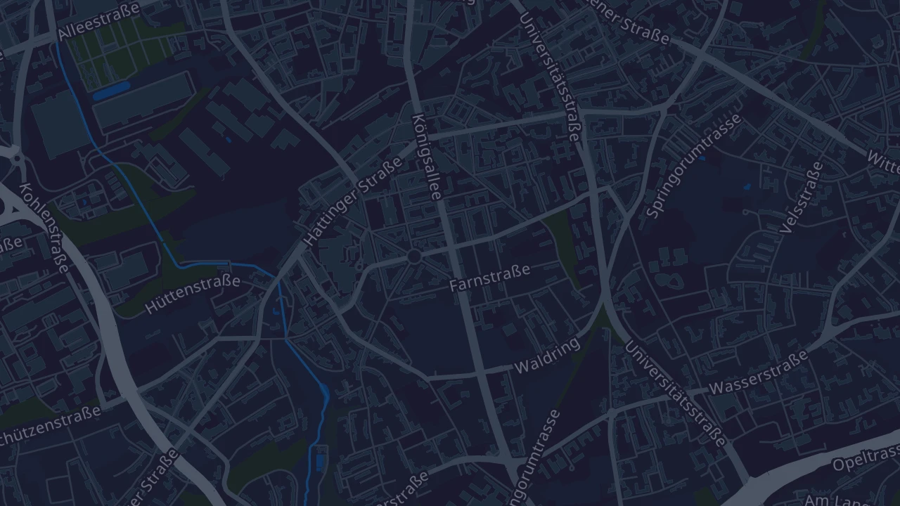 Karte von Bochum