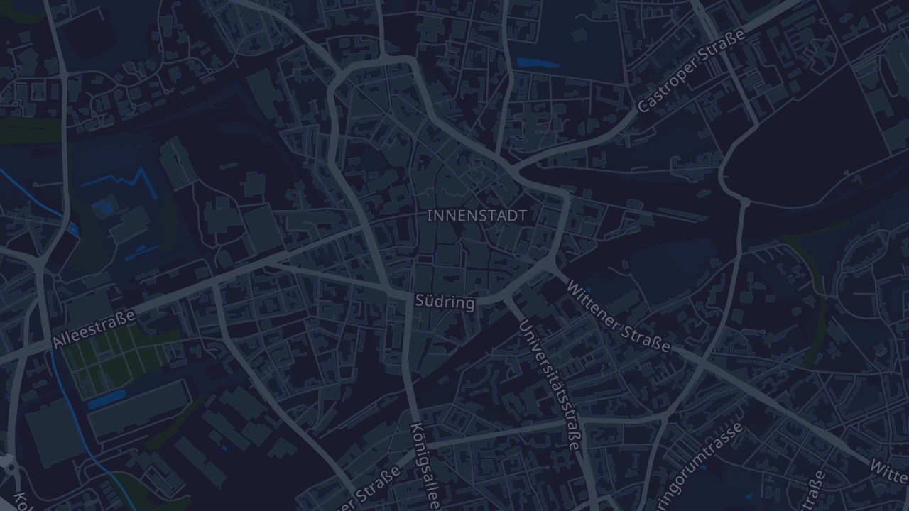 Karte von Bochum