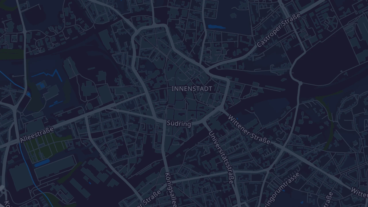 Karte von Bochum