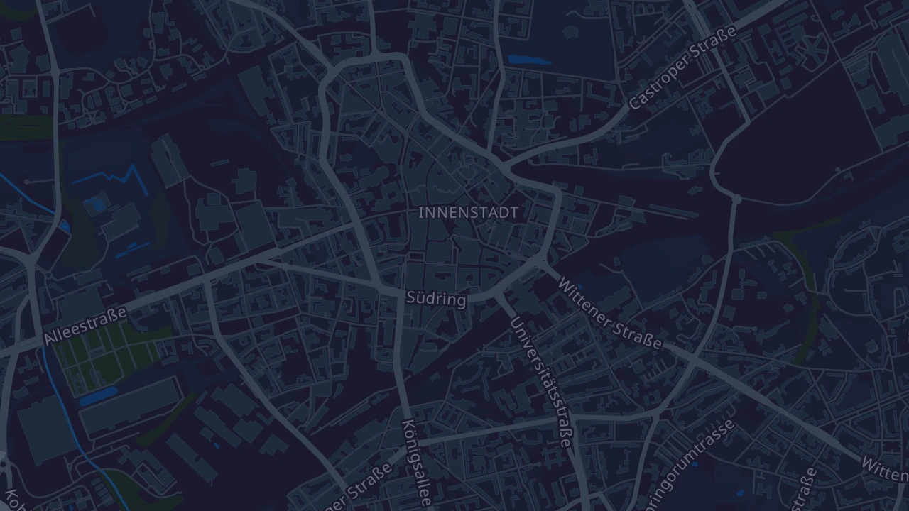 Karte von Bochum