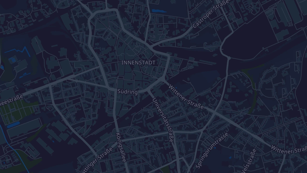 Karte von Bochum