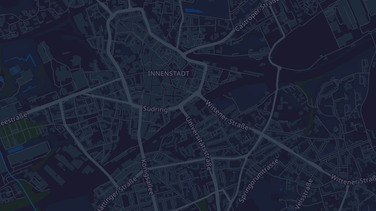 Karte von Bochum