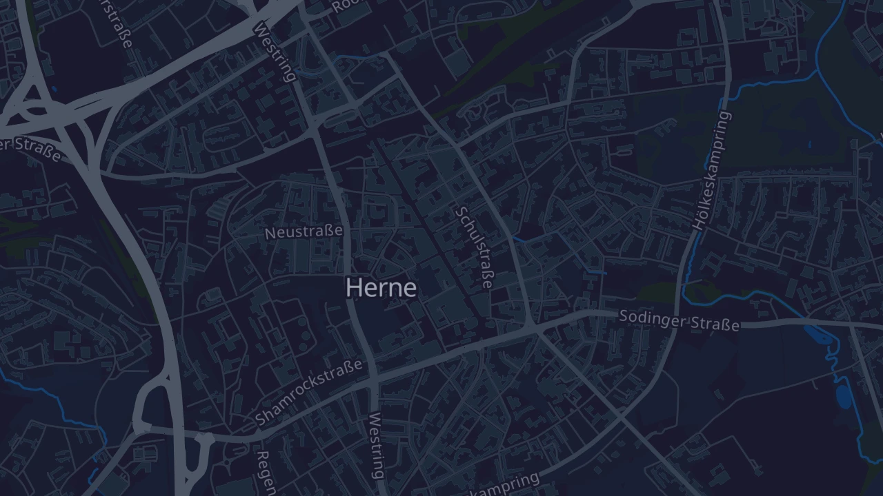 Karte von Herne