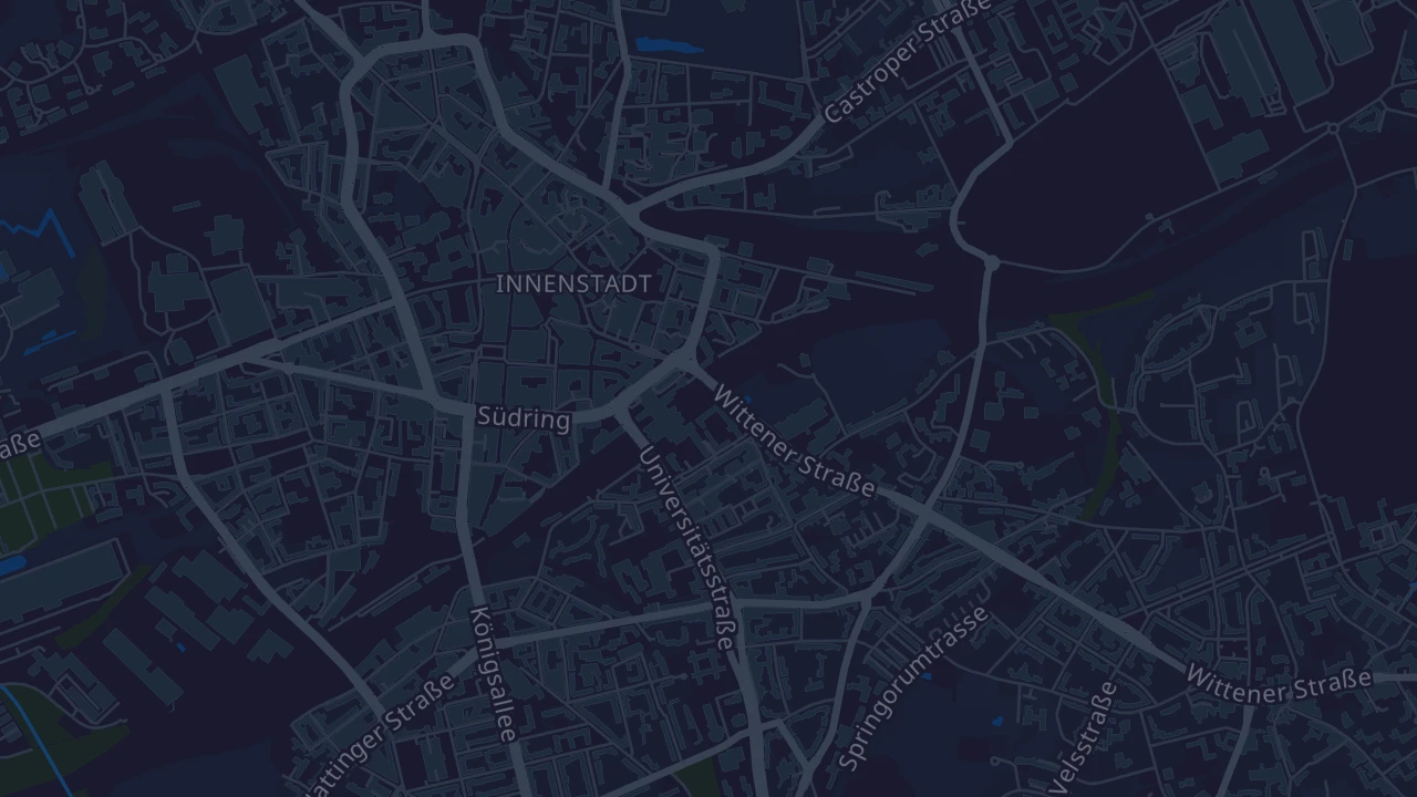 Karte von Bochum