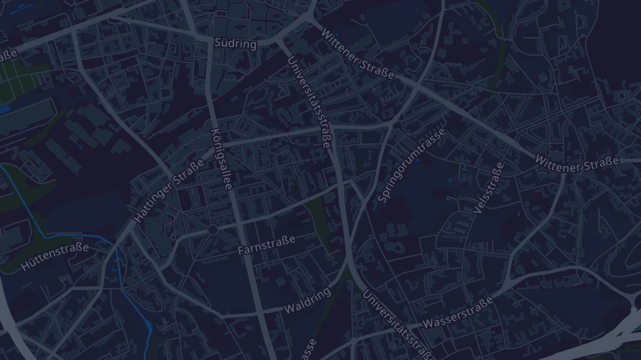 Karte von Bochum