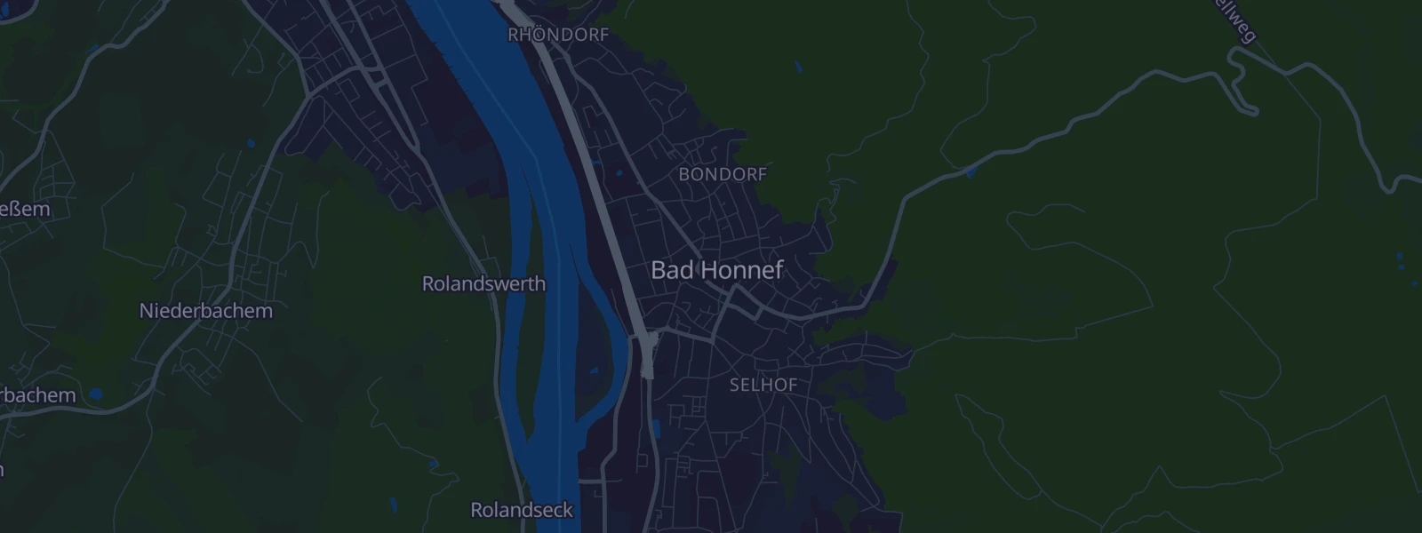 Karte von Bad Honnef
