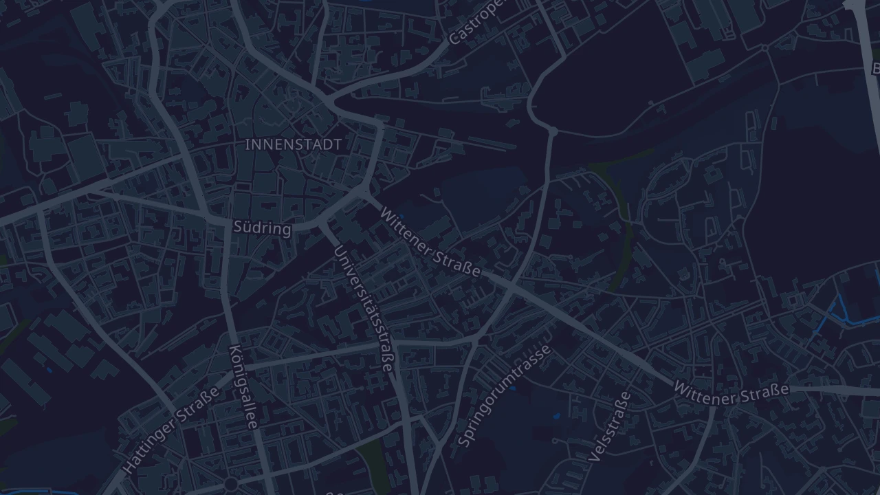 Karte von Bochum