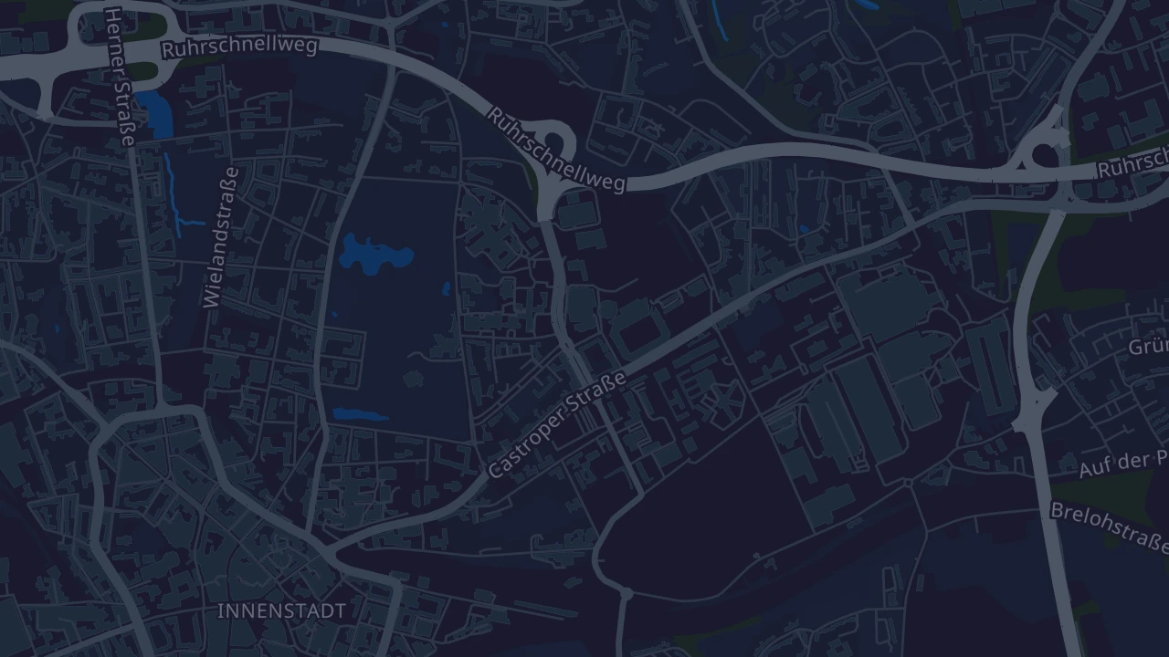Karte von Bochum