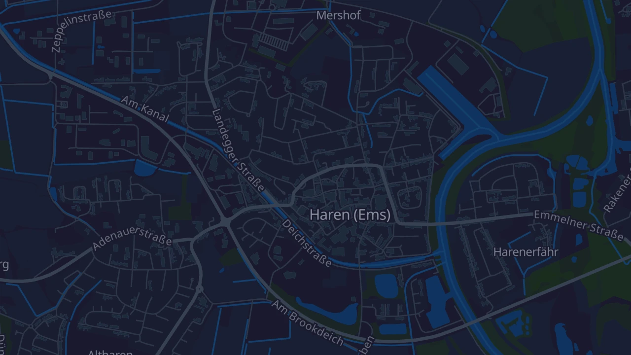 Karte von Haren (Ems)