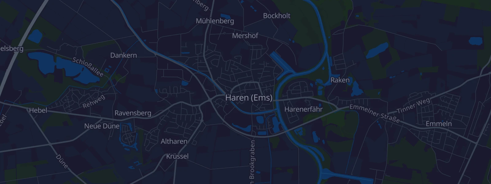 Karte von Haren (Ems)