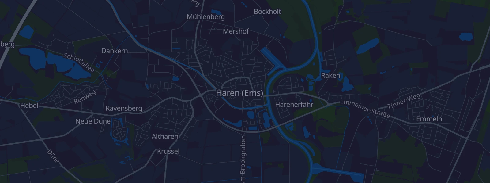 Karte von Haren (Ems)