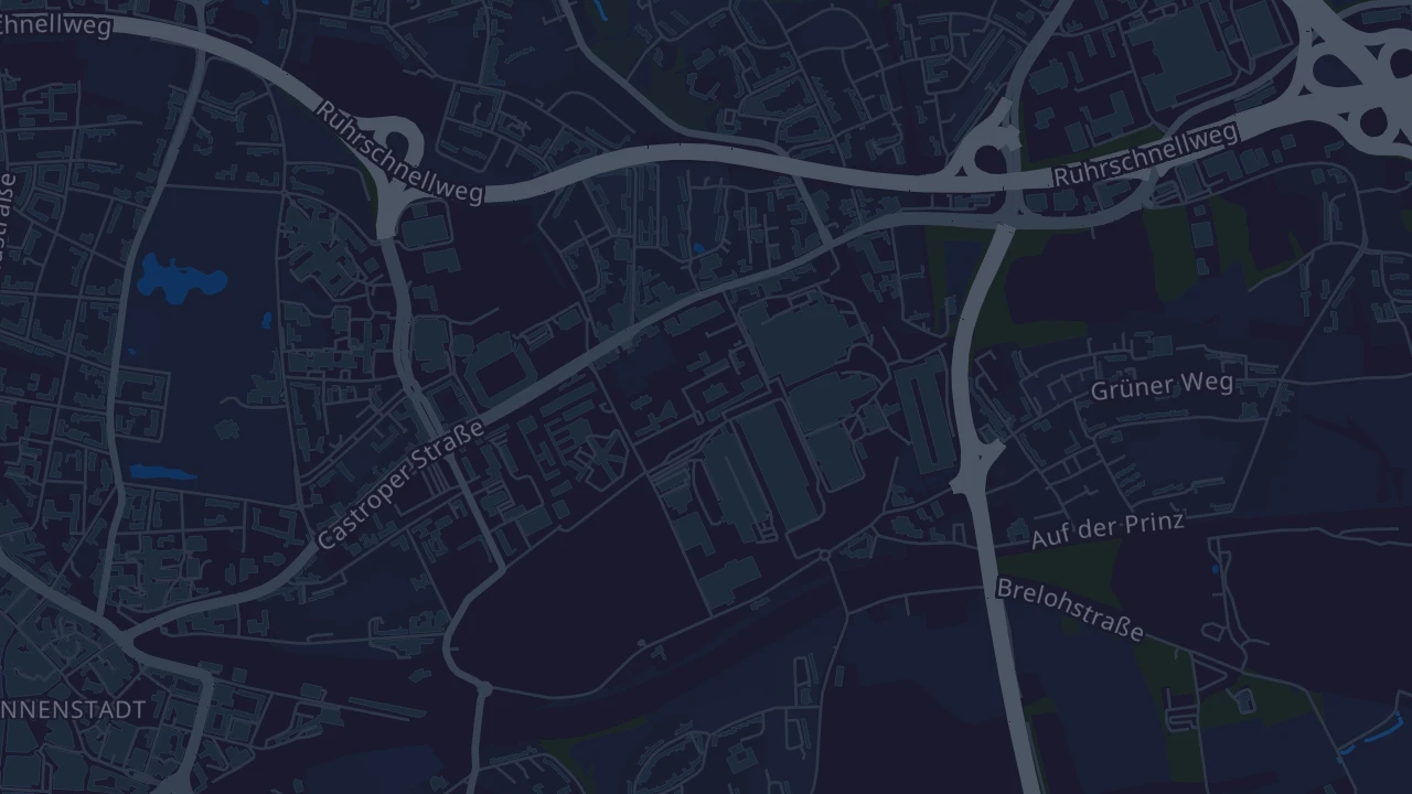 Karte von Bochum