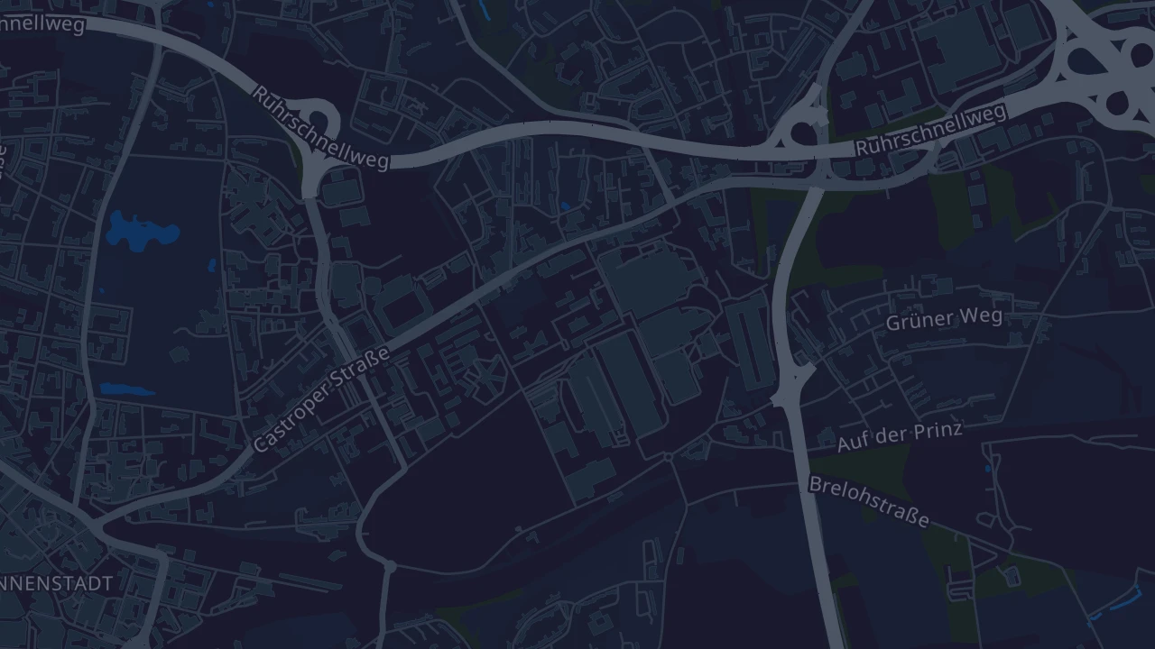 Karte von Bochum