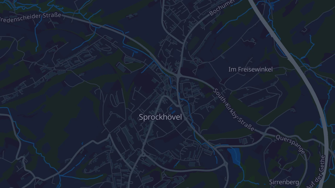 Karte von Sprockhövel