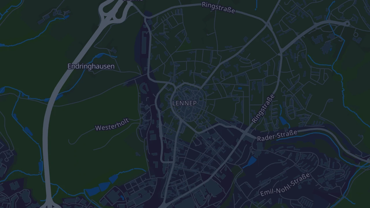 Karte von Remscheid