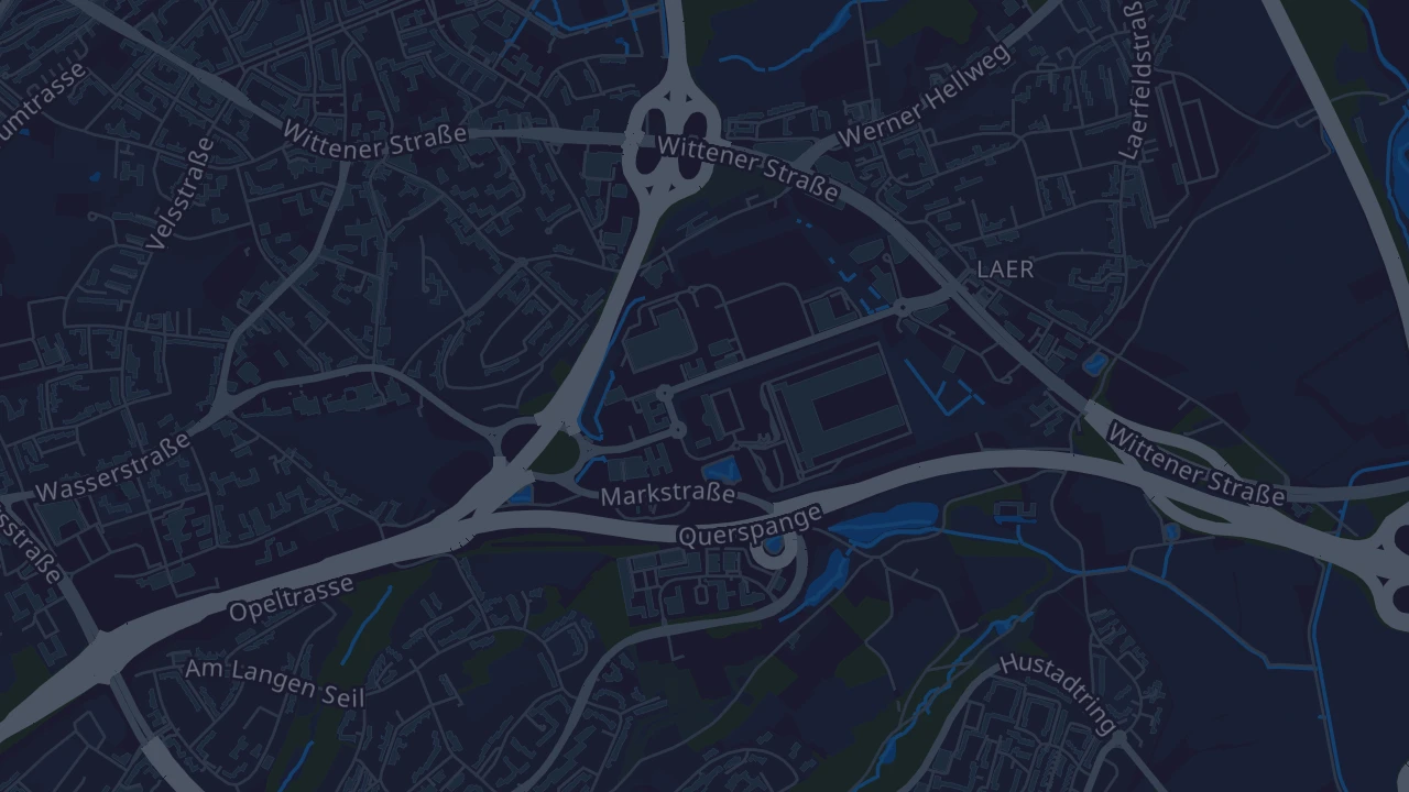 Karte von Bochum