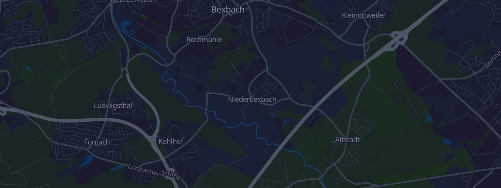 Karte von Bexbach
