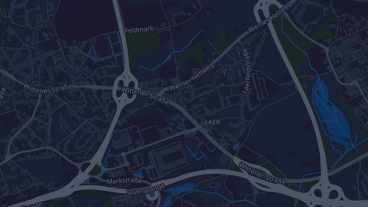 Karte von Bochum