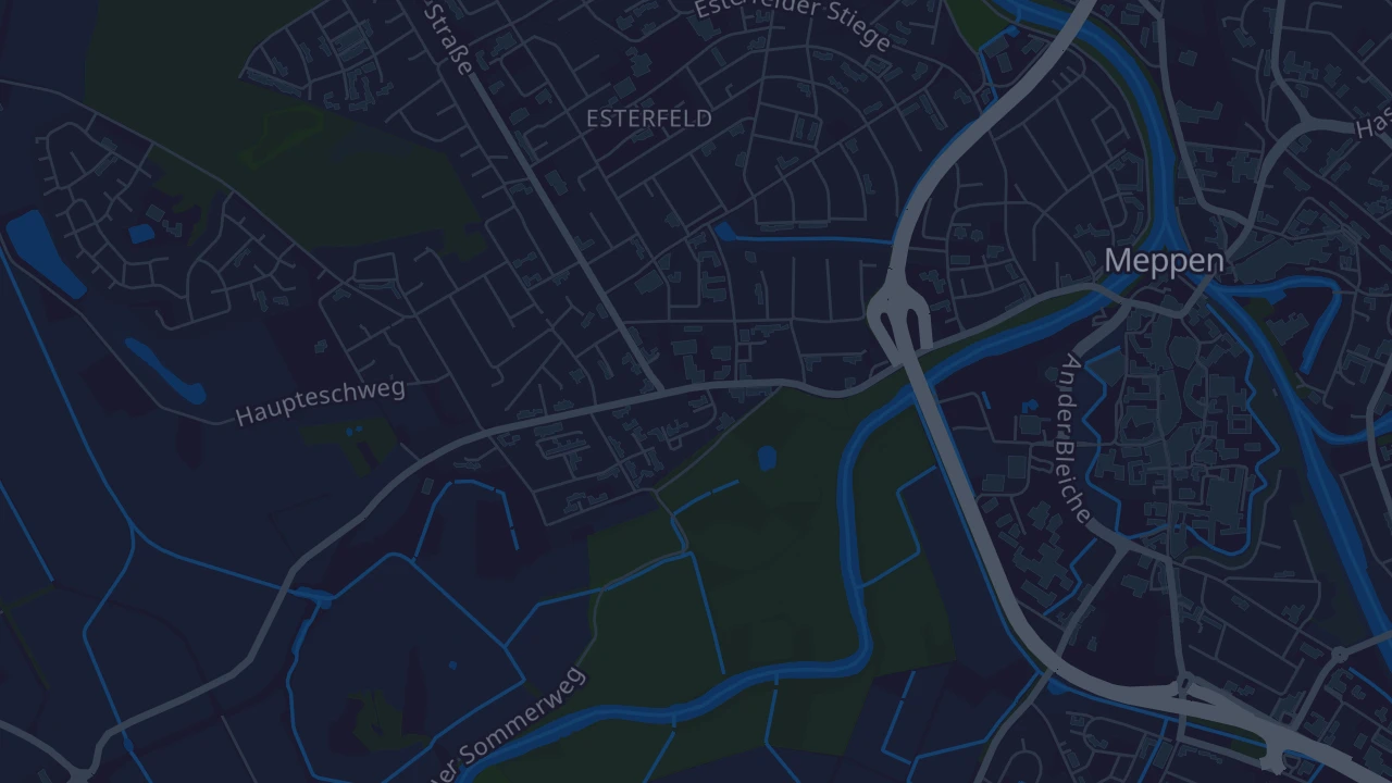 Karte von Meppen