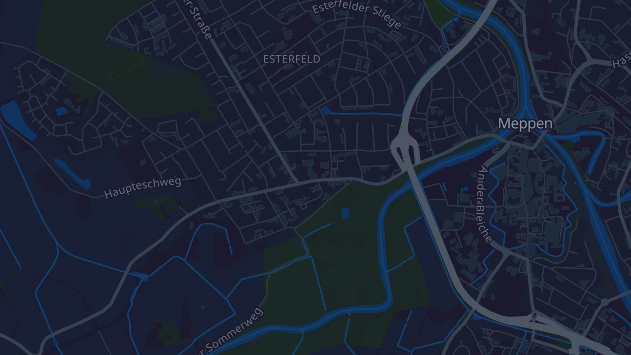 Karte von Meppen