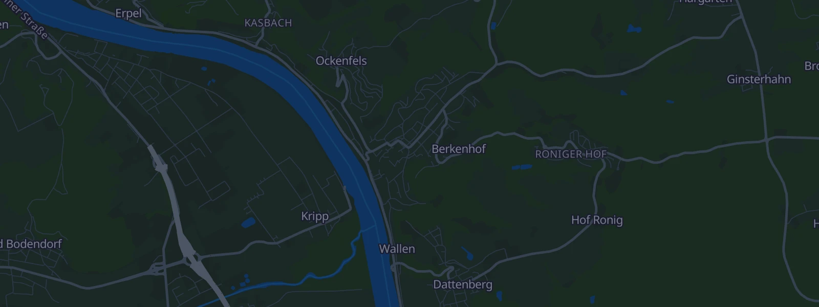 Karte von Linz/Rhein