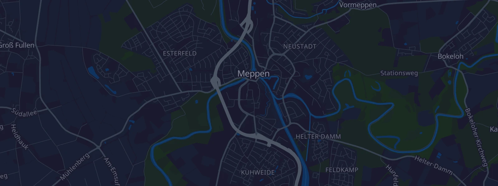 Karte von Meppen