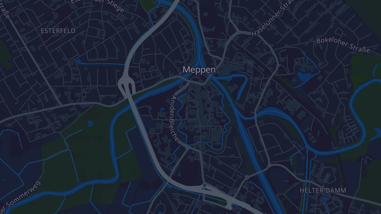 Karte von Meppen