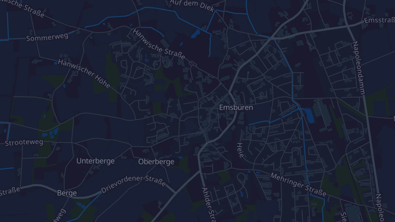 Karte von Emsbüren