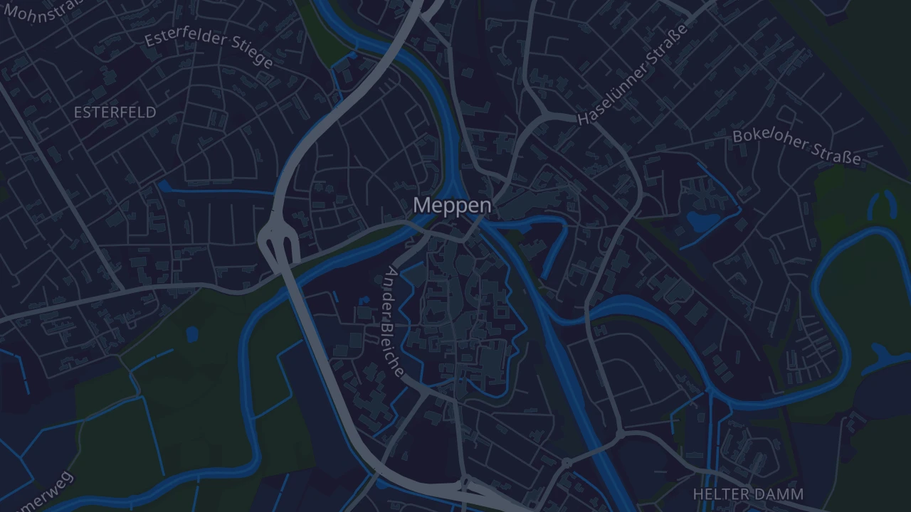 Karte von Meppen