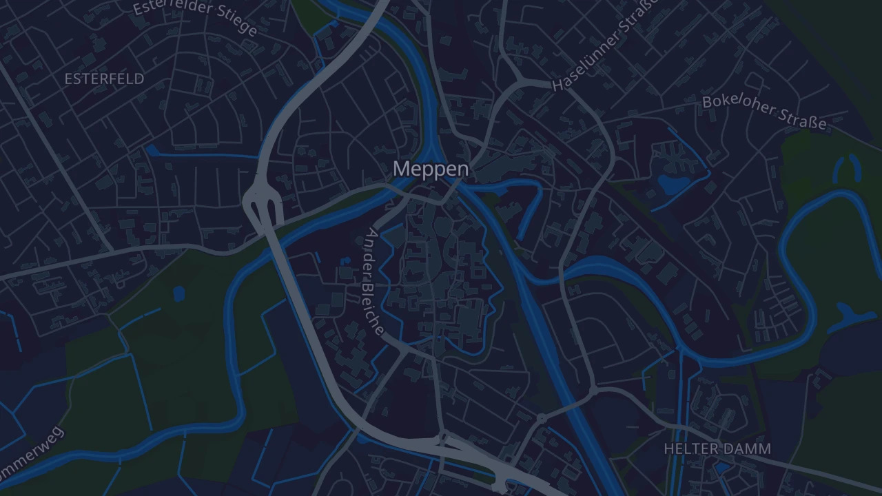 Karte von Meppen