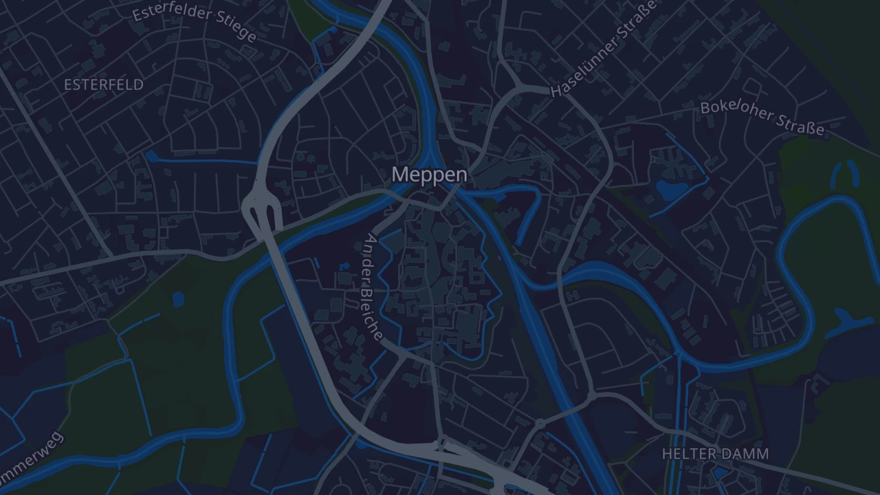 Karte von Meppen