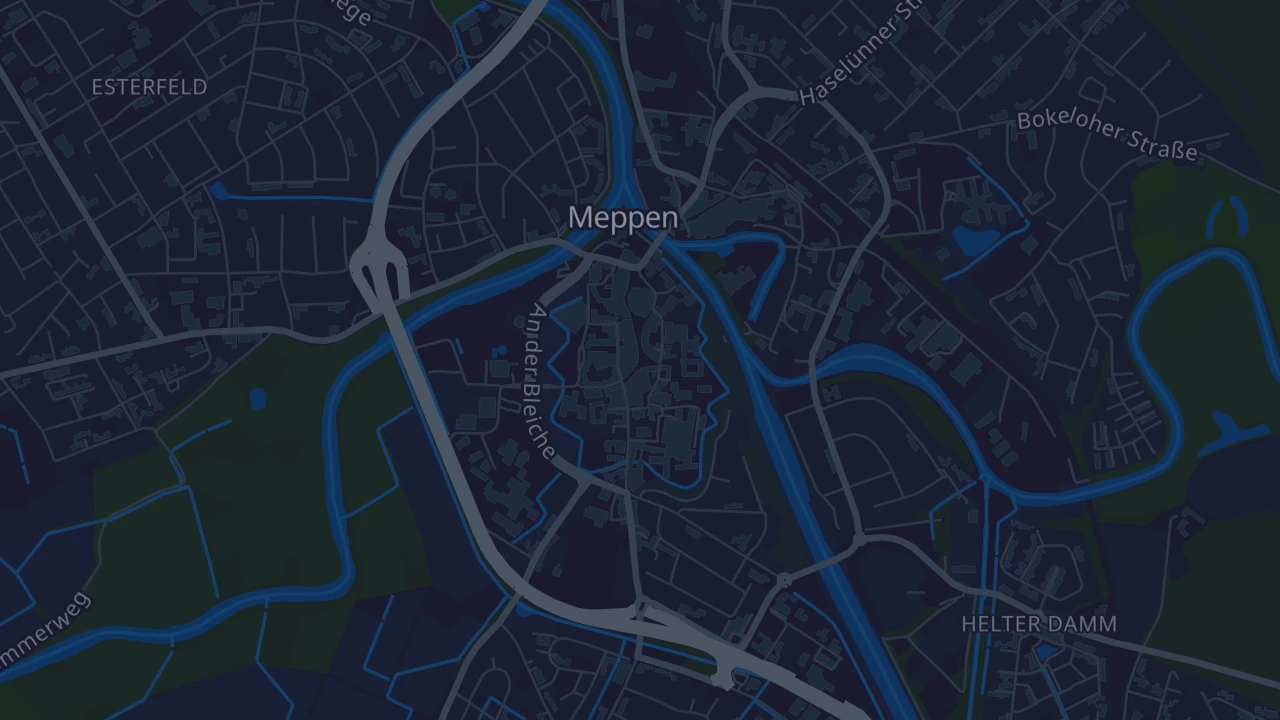 Karte von Meppen