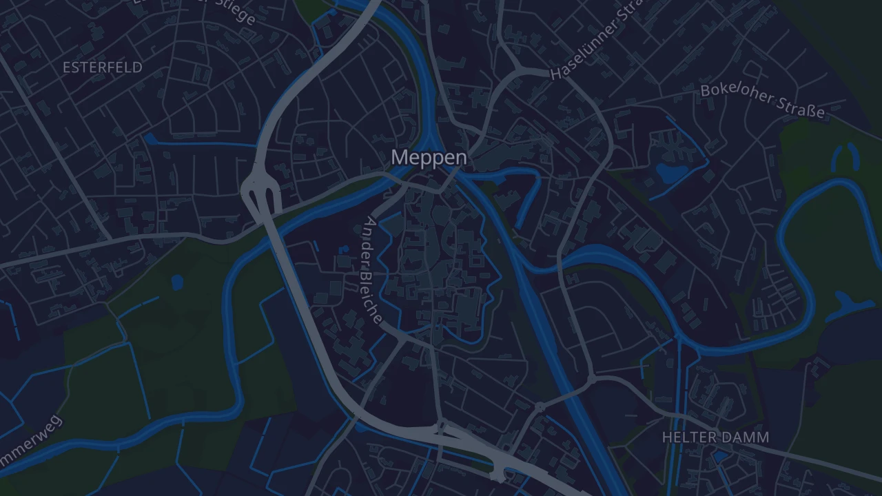 Karte von Meppen
