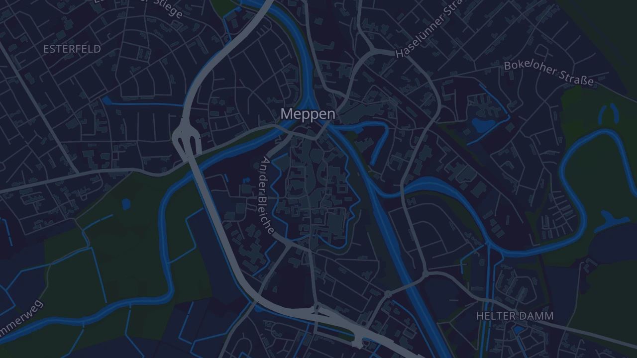 Karte von Meppen