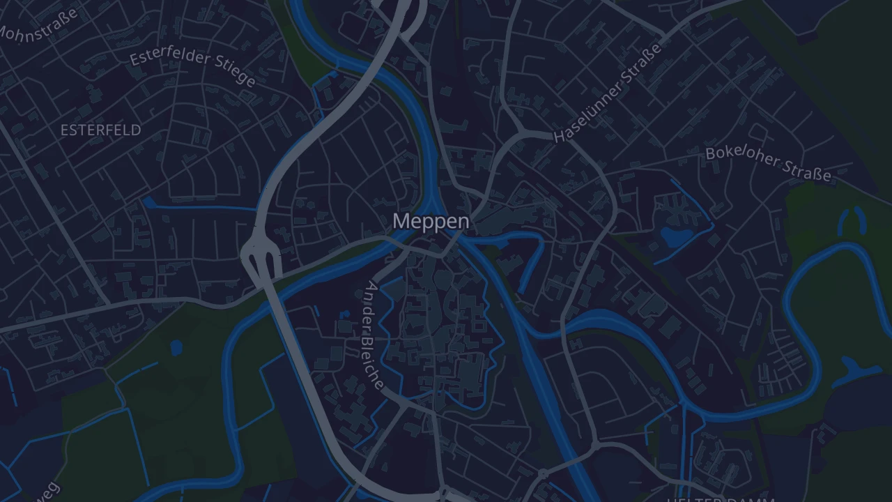 Karte von Meppen