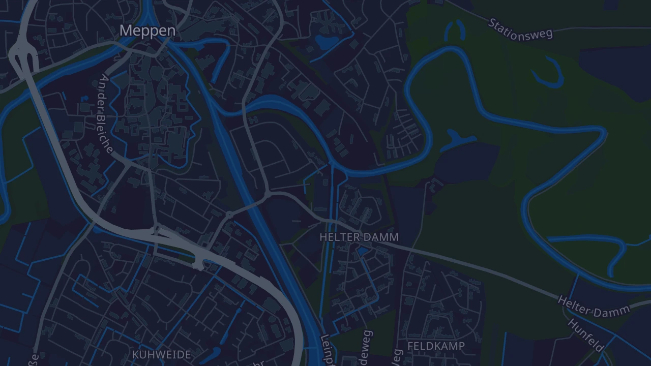 Karte von Meppen